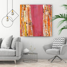 Where the Sun Sleeps II by Kellie Day on GIANT ART - orange abstract