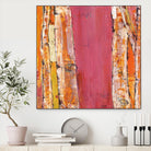 Where the Sun Sleeps II by Kellie Day on GIANT ART - orange abstract