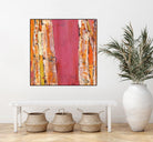 Where the Sun Sleeps II by Kellie Day on GIANT ART - orange abstract