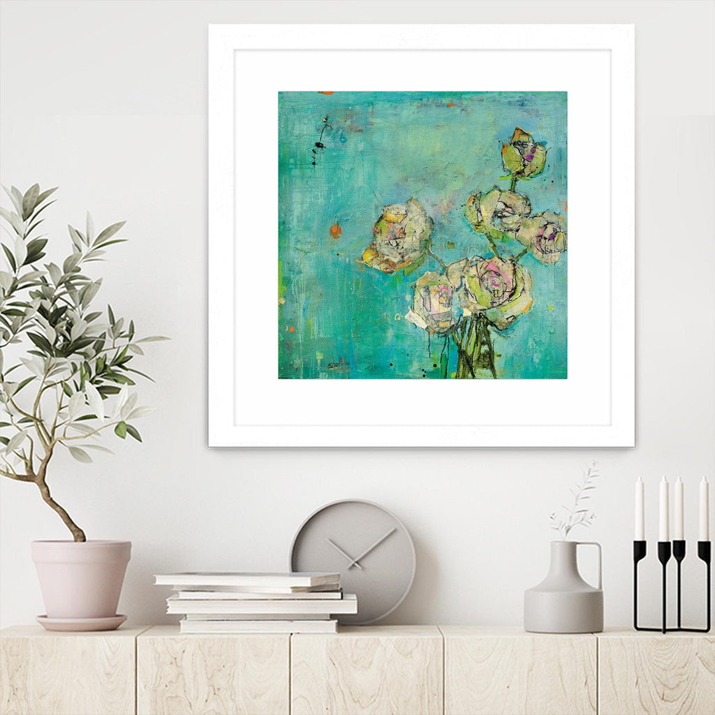 Effulgence by Kellie Day on GIANT ART - beige floral