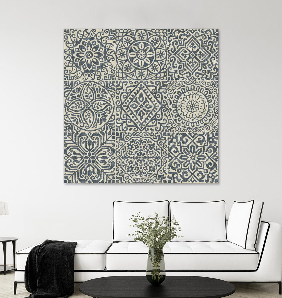 Stencil Tile Design by Wild Apple Portfolio on GIANT ART - white abstract
