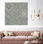 Stencil Tile Design by Wild Apple Portfolio on GIANT ART - white abstract