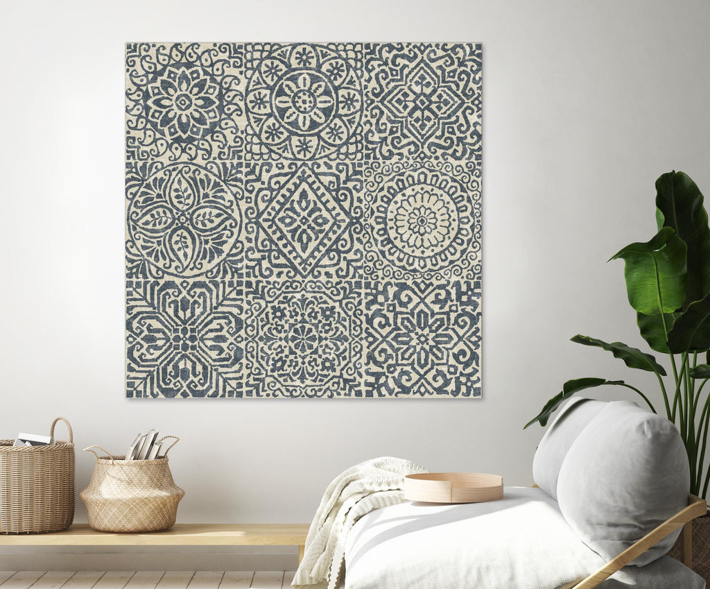 Stencil Tile Design by Wild Apple Portfolio on GIANT ART - white abstract