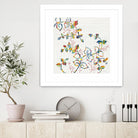 Rainbow Vines with Berries by Moira Hershey on GIANT ART - multi plants & trees natures