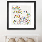 Rainbow Vines with Berries by Moira Hershey on GIANT ART - multi plants & trees natures