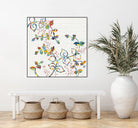 Rainbow Vines with Berries by Moira Hershey on GIANT ART - multi plants & trees natures