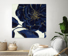 Indigo Garden II by Daphne Brissonnet on GIANT ART - beige floral