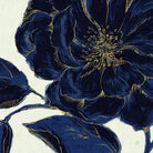 Indigo Garden II by Daphne Brissonnet on GIANT ART - beige floral