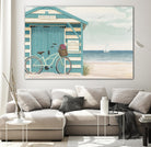 Beach Cruiser I by James Wiens on GIANT ART - beige nautical