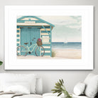 Beach Cruiser I by James Wiens on GIANT ART - blue costal canadien