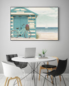 Beach Cruiser I by James Wiens on GIANT ART - beige nautical