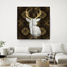 Precious Antlers II by Wellington Studio on GIANT ART - beige country look