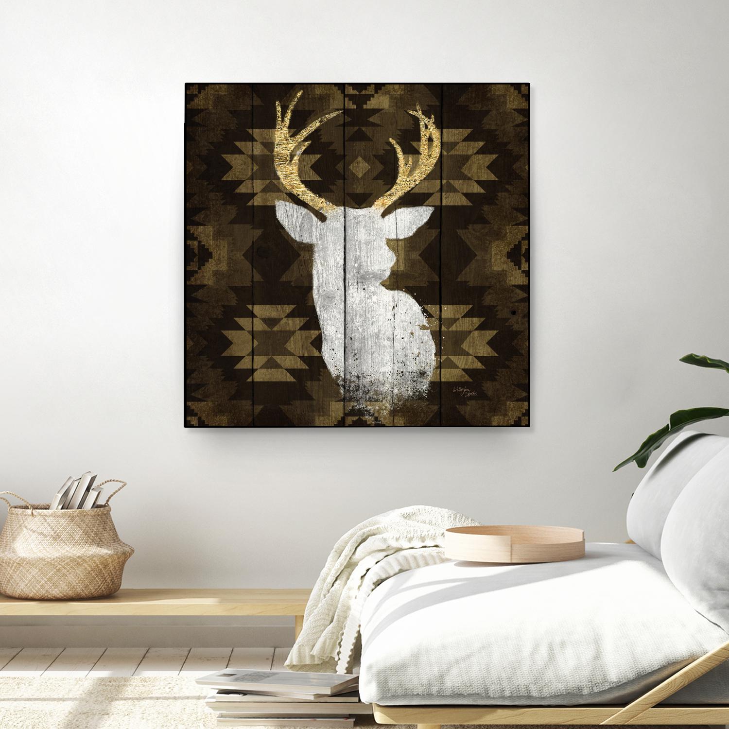 Precious Antlers II by Wellington Studio on GIANT ART - beige country look