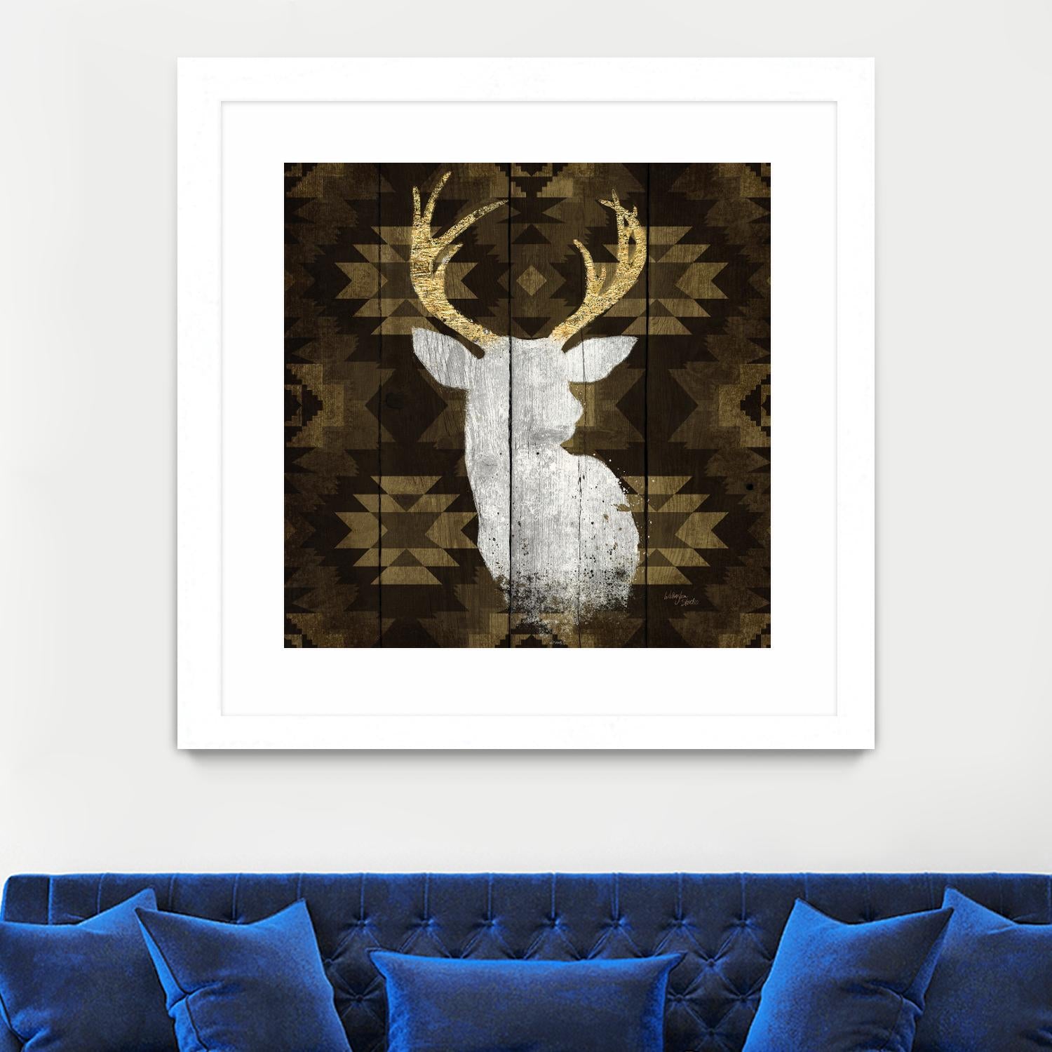 Precious Antlers II by Wellington Studio on GIANT ART - beige country look