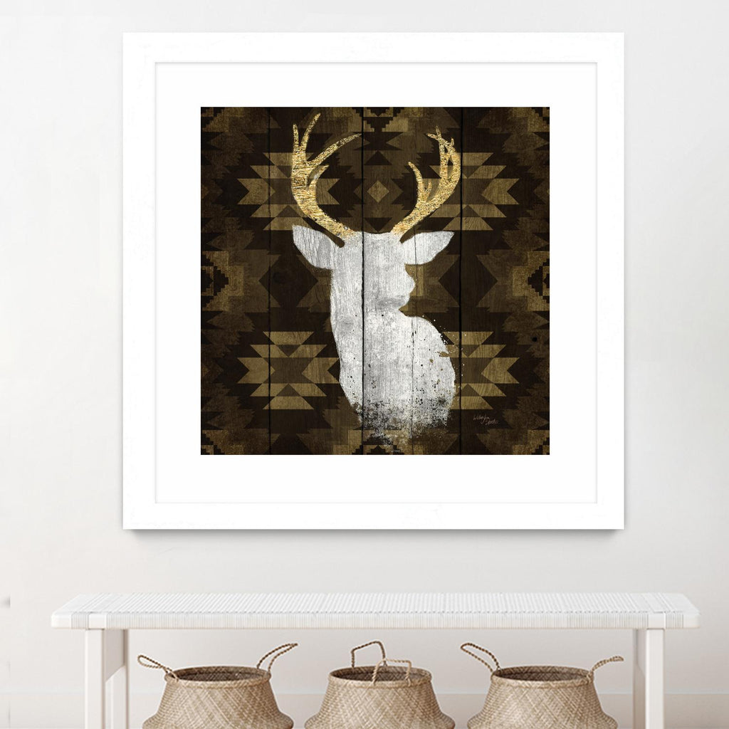 Precious Antlers II by Wellington Studio on GIANT ART - beige country look