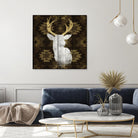 Precious Antlers II by Wellington Studio on GIANT ART - beige country look