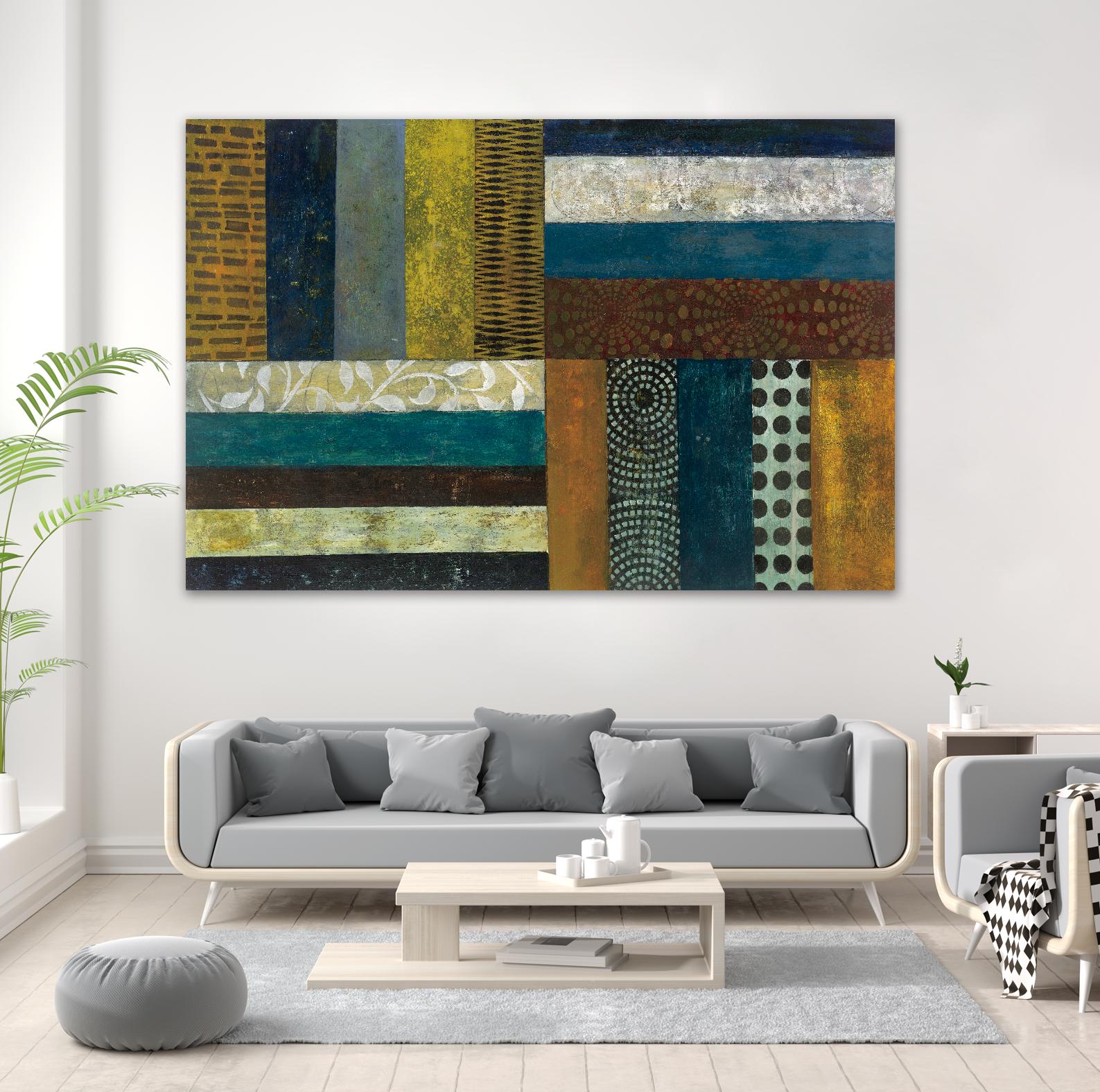 Juxtapose II by Cheryl Warrick on GIANT ART - orange abstract