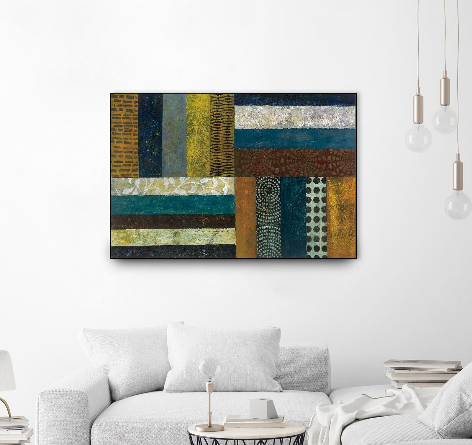 Juxtapose II by Cheryl Warrick on GIANT ART - orange abstract