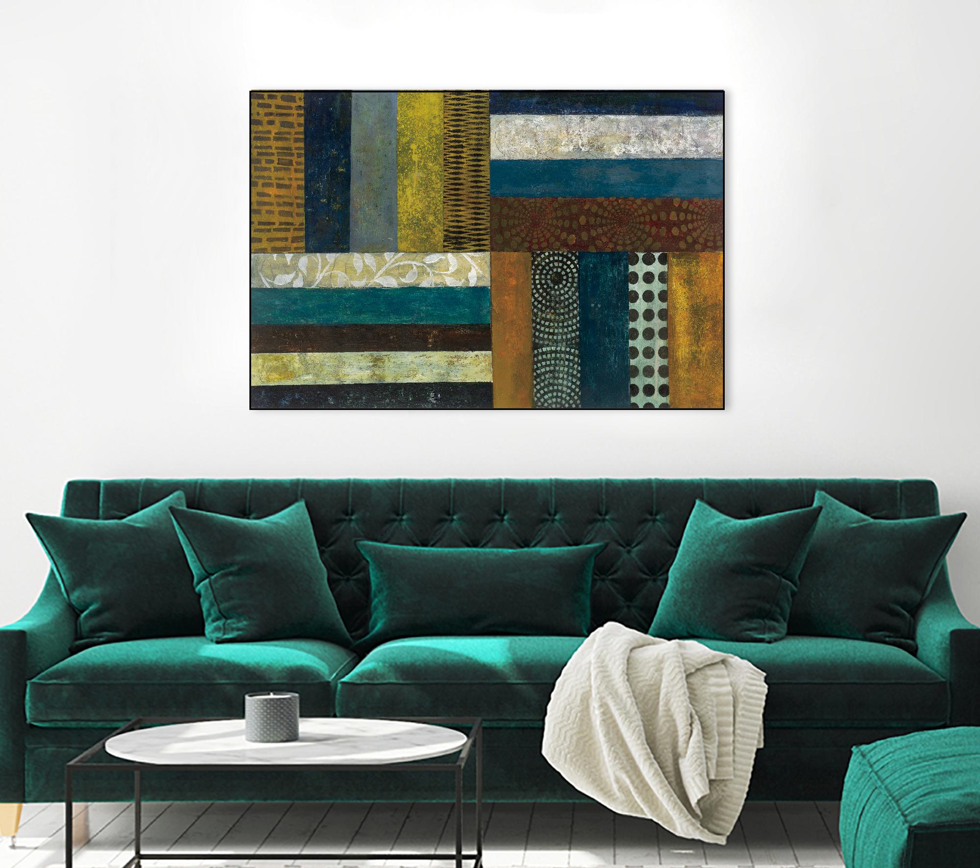 Juxtapose II by Cheryl Warrick on GIANT ART - orange abstract