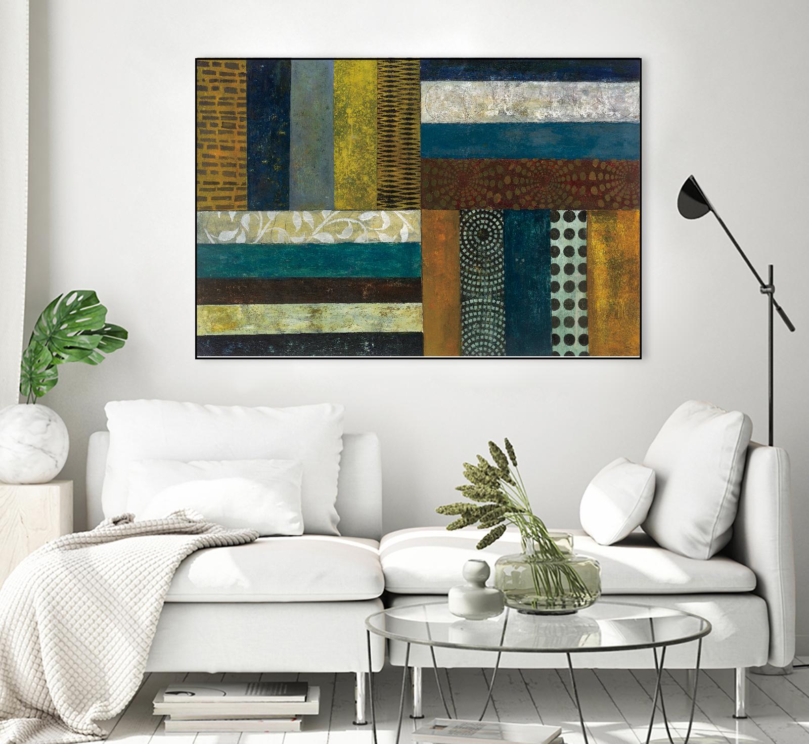 Juxtapose II by Cheryl Warrick on GIANT ART - orange abstract