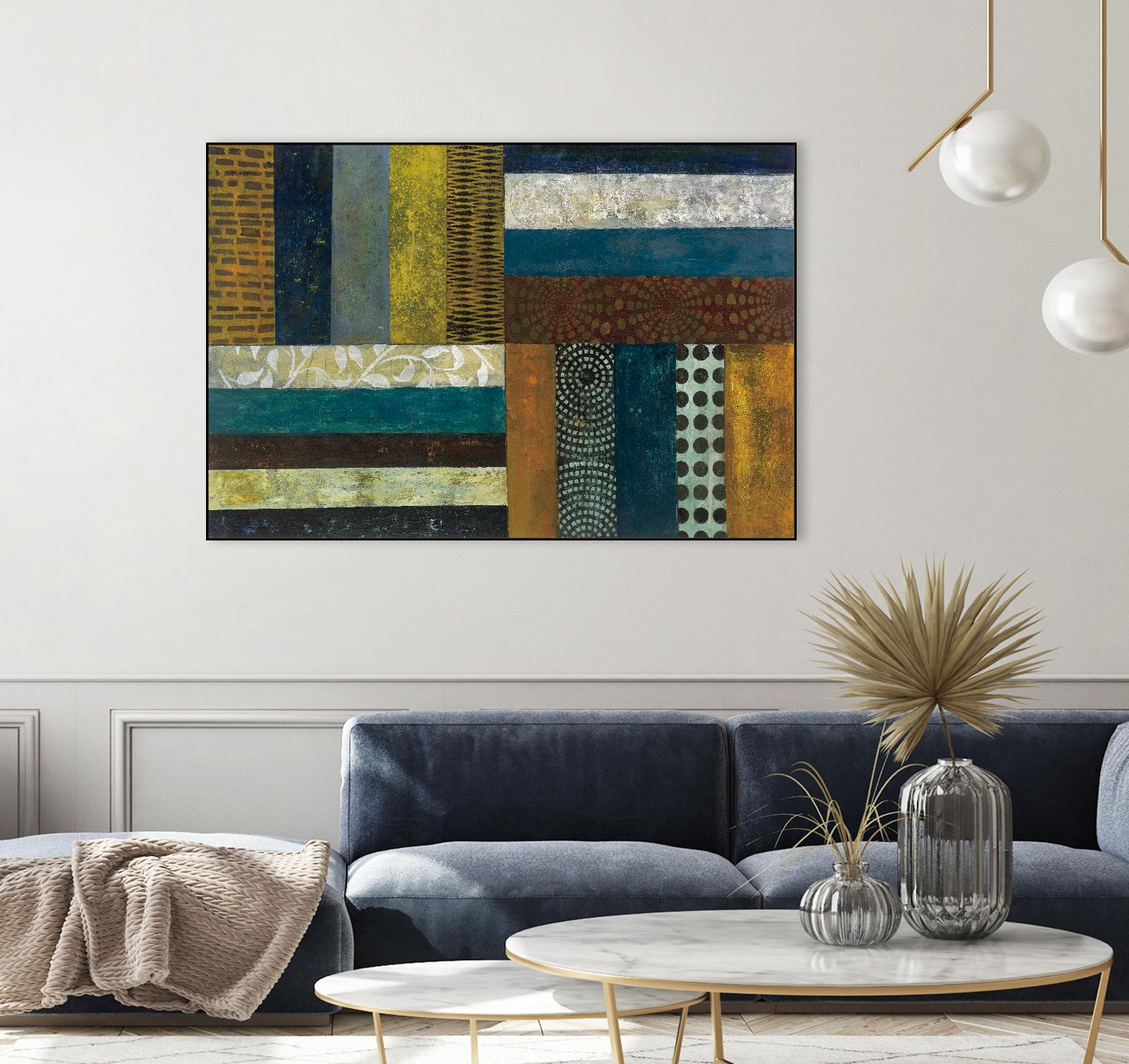 Juxtapose II by Cheryl Warrick on GIANT ART - orange abstract