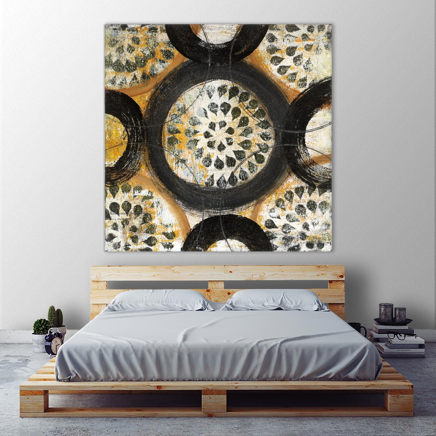 Inner Layer I by Cheryl Warrick on GIANT ART - yellow abstract