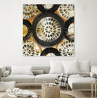 Inner Layer I by Cheryl Warrick on GIANT ART - yellow abstract