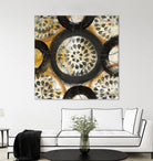 Inner Layer I by Cheryl Warrick on GIANT ART - yellow abstract
