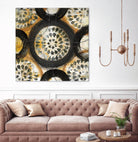 Inner Layer I by Cheryl Warrick on GIANT ART - yellow abstract