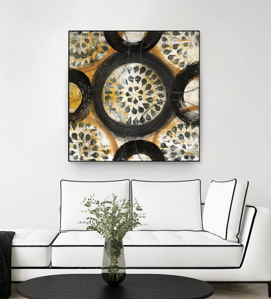 Inner Layer I by Cheryl Warrick on GIANT ART - yellow abstract