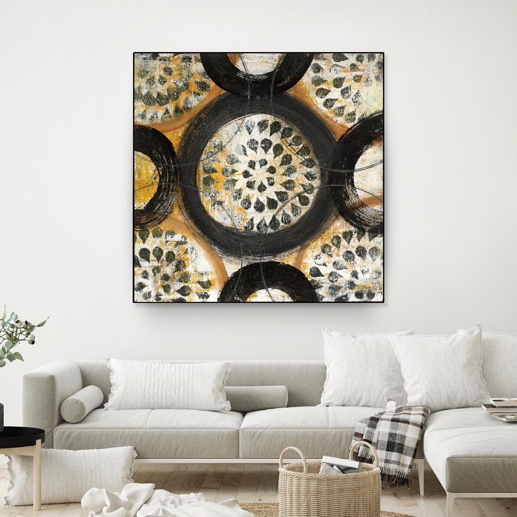 Inner Layer I by Cheryl Warrick on GIANT ART - yellow abstract