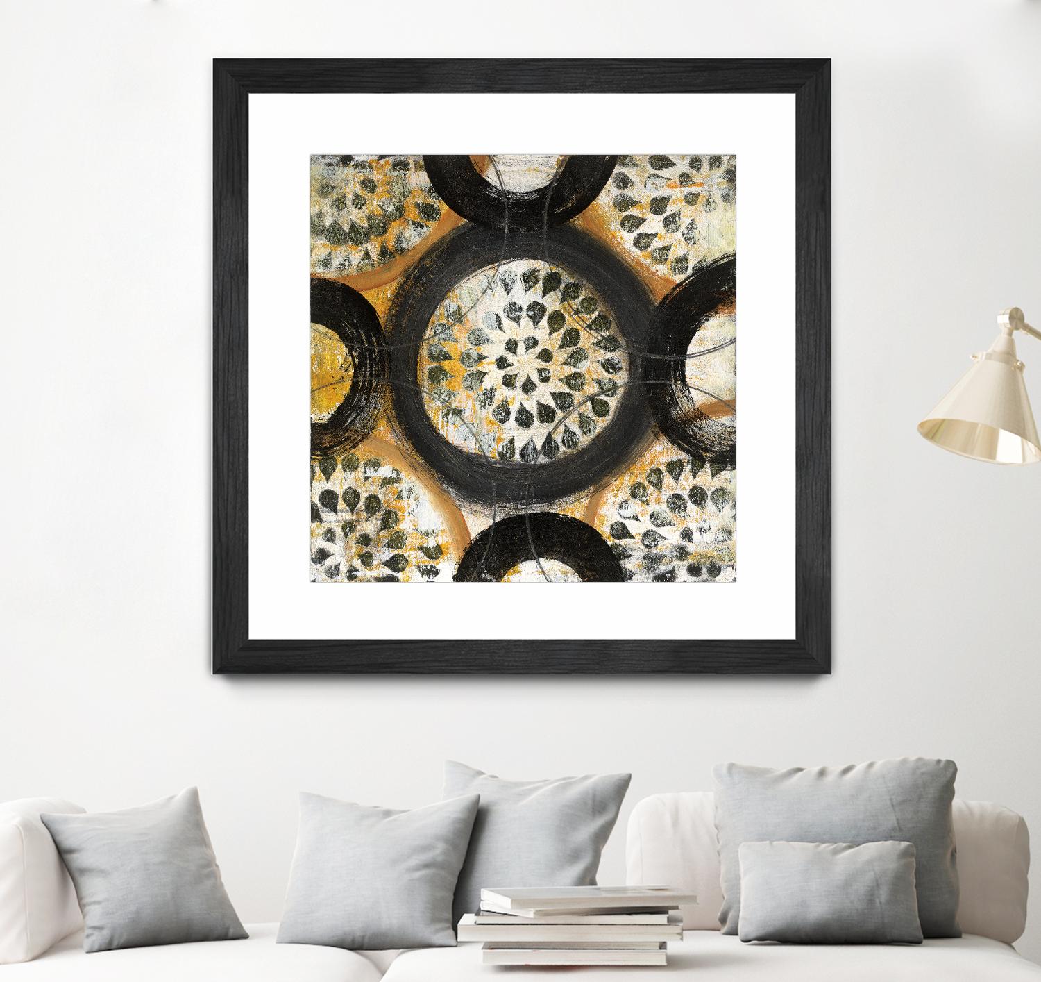 Inner Layer I by Cheryl Warrick on GIANT ART - yellow abstract