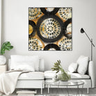 Inner Layer I by Cheryl Warrick on GIANT ART - yellow abstract