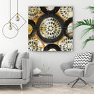 Inner Layer I by Cheryl Warrick on GIANT ART - yellow abstract