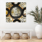 Inner Layer I by Cheryl Warrick on GIANT ART - yellow abstract