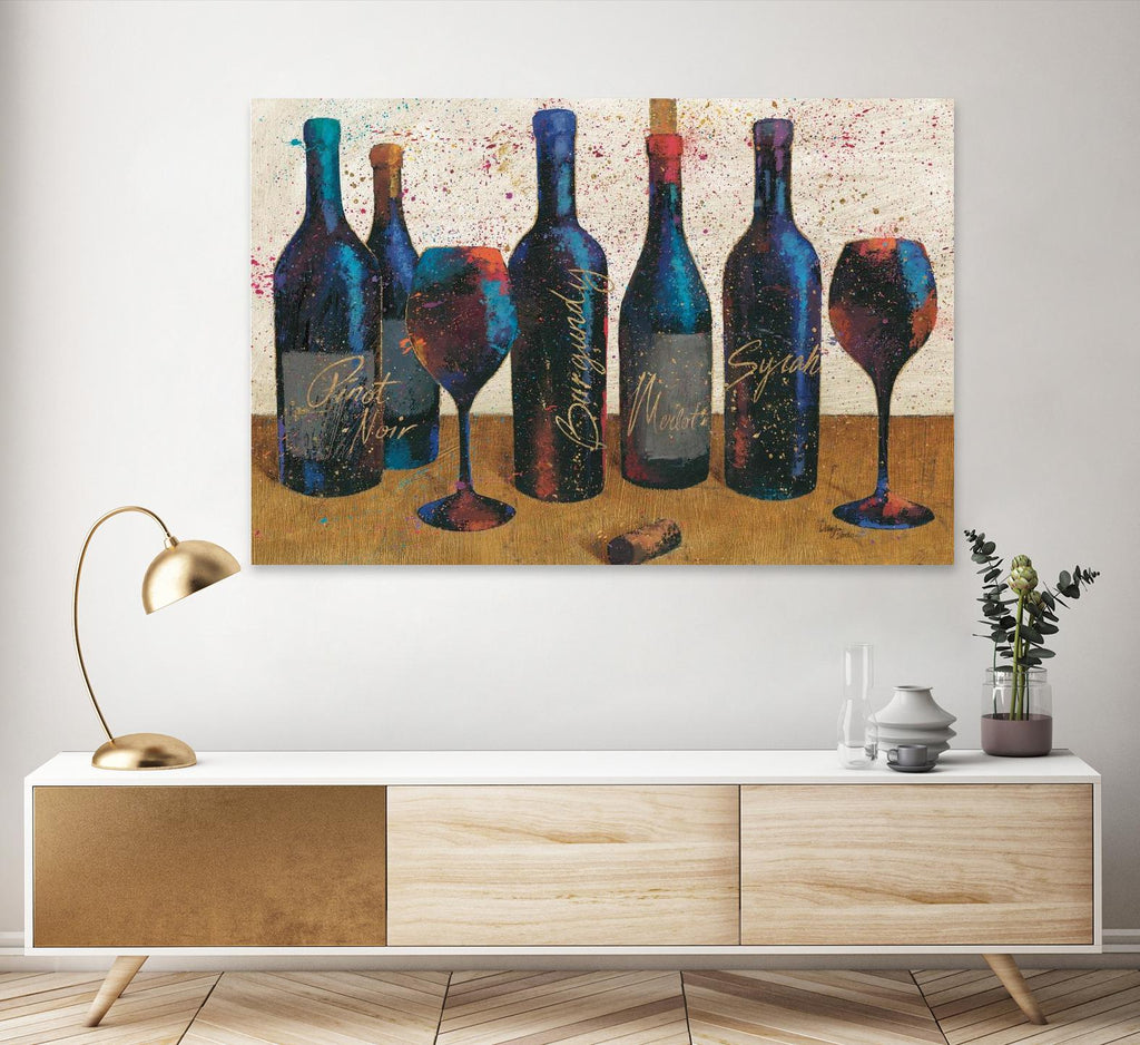 Wine Splash Light I par Wellington Studio sur GIANT ART - bleu fruit-aliment-boisson