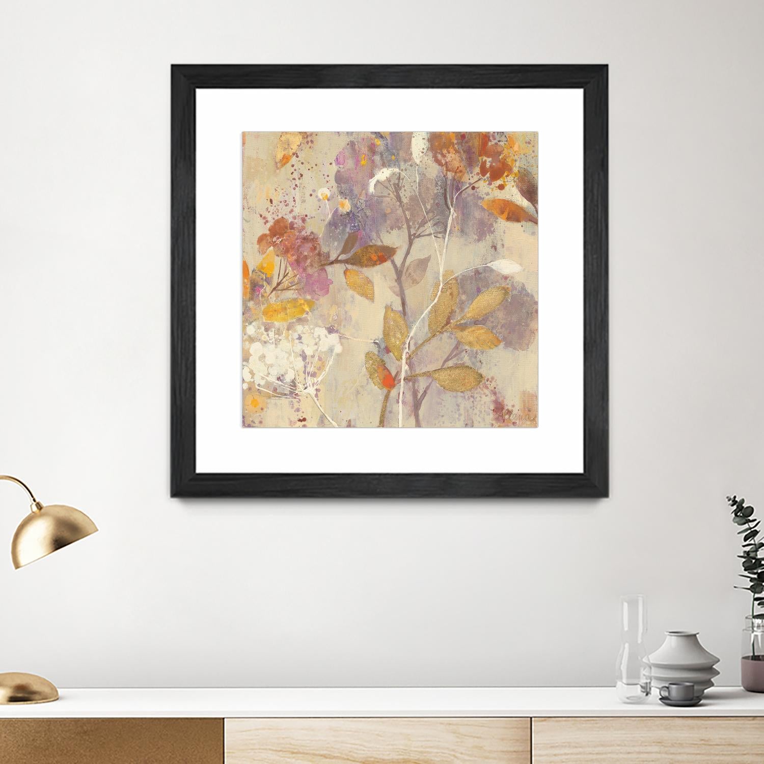 Autumn Botnanicals II by Albena Hristova on GIANT ART - red botany