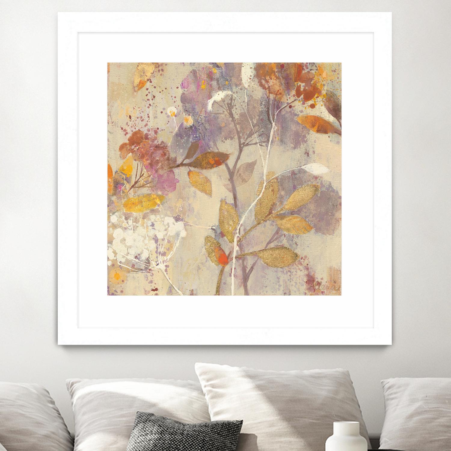 Autumn Botnanicals II by Albena Hristova on GIANT ART - red botany