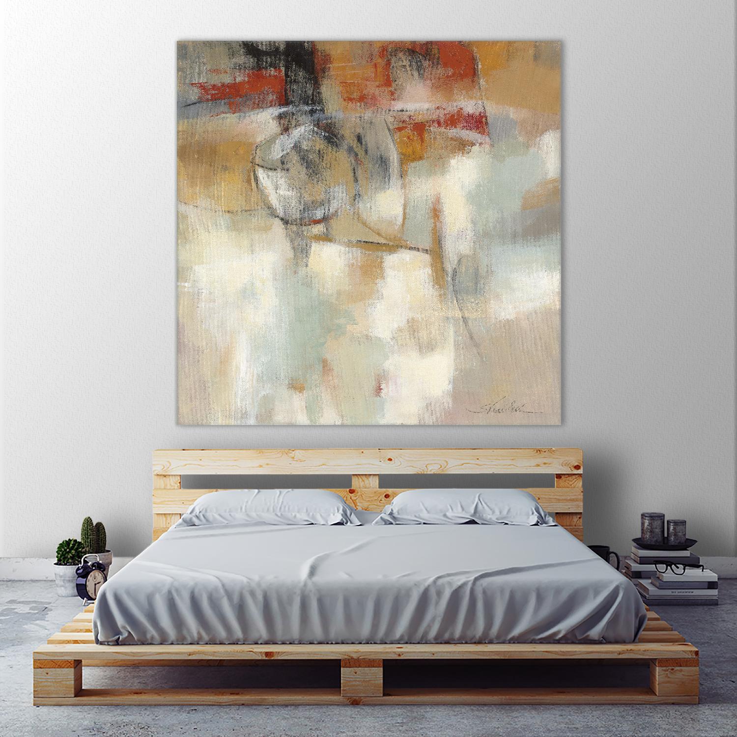Until-sunset by Silvia Vassileva on GIANT ART - beige abstract