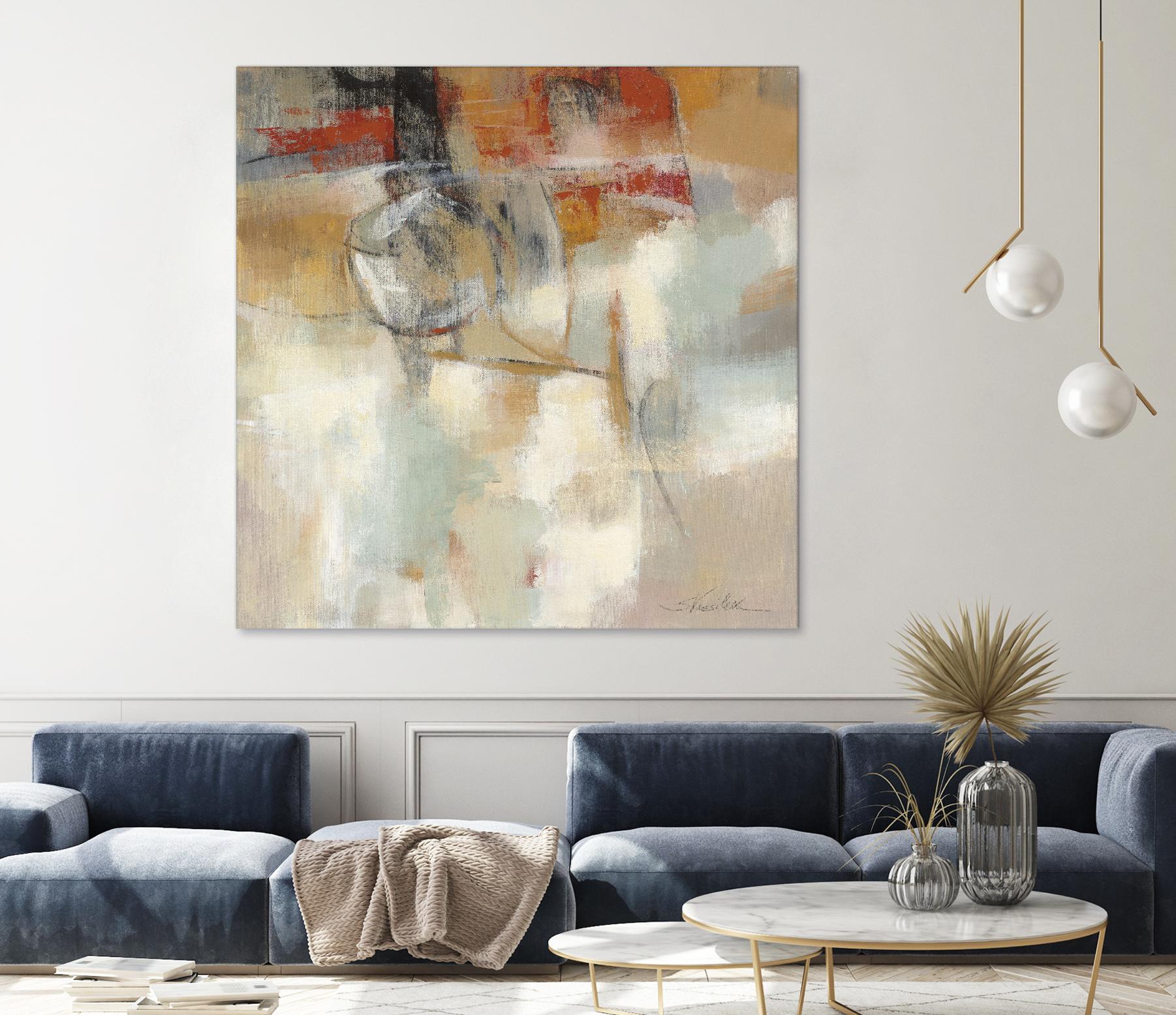 Until-sunset by Silvia Vassileva on GIANT ART - beige abstract