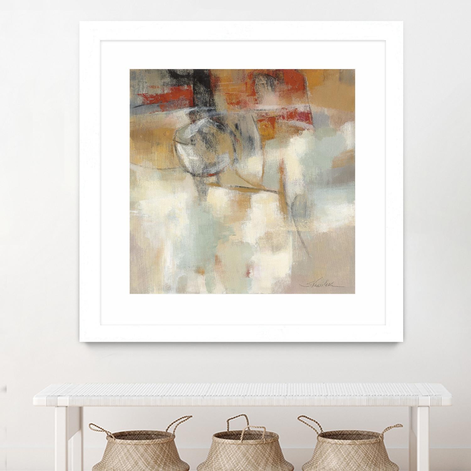 Until-sunset by Silvia Vassileva on GIANT ART - beige abstract