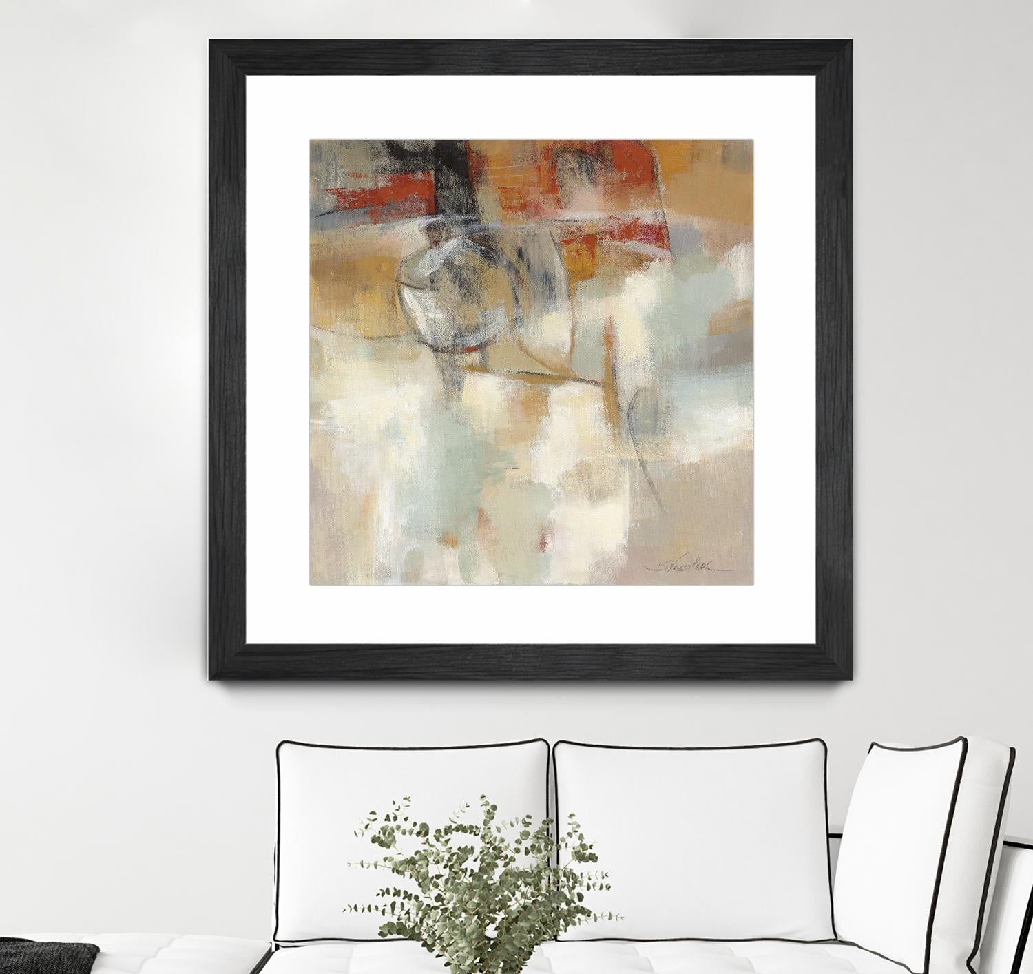 Until-sunset by Silvia Vassileva on GIANT ART - beige abstract