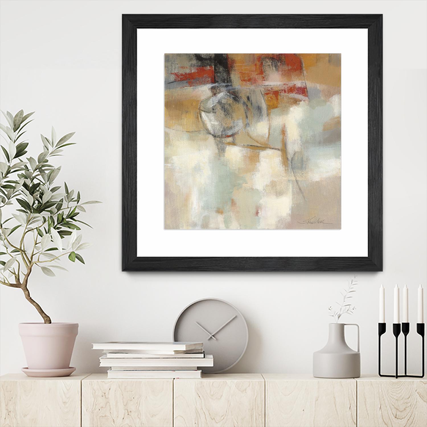 Until-sunset by Silvia Vassileva on GIANT ART - beige abstract