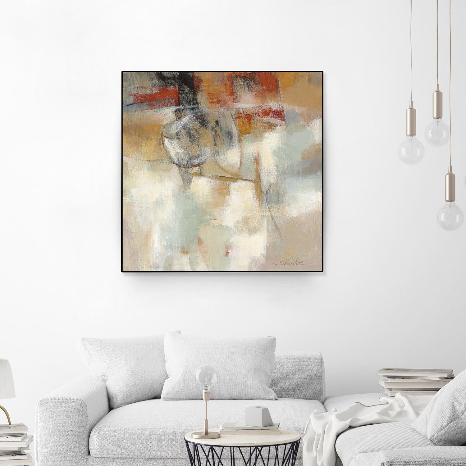 Until-sunset by Silvia Vassileva on GIANT ART - beige abstract