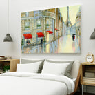 Touring Paris Couple by Julia Purinton on GIANT ART - beige everyday life