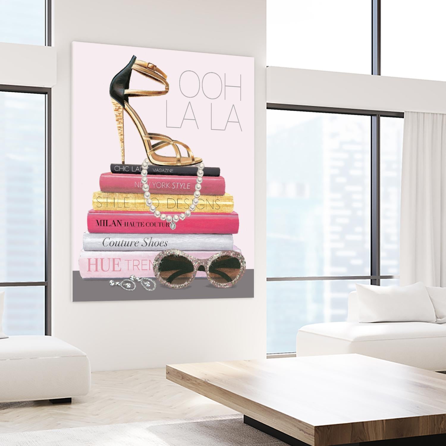 Paris Style I Gold and Black by Marco Fabiano on GIANT ART - grey fashion