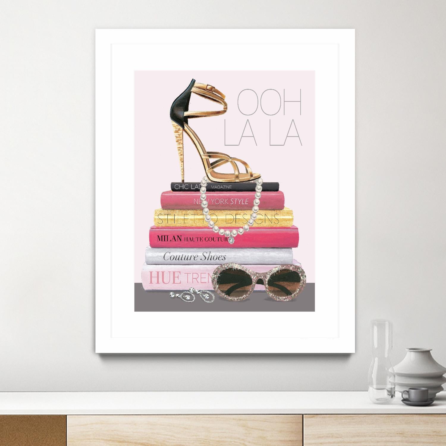 Paris Style I Gold and Black by Marco Fabiano on GIANT ART - grey fashion