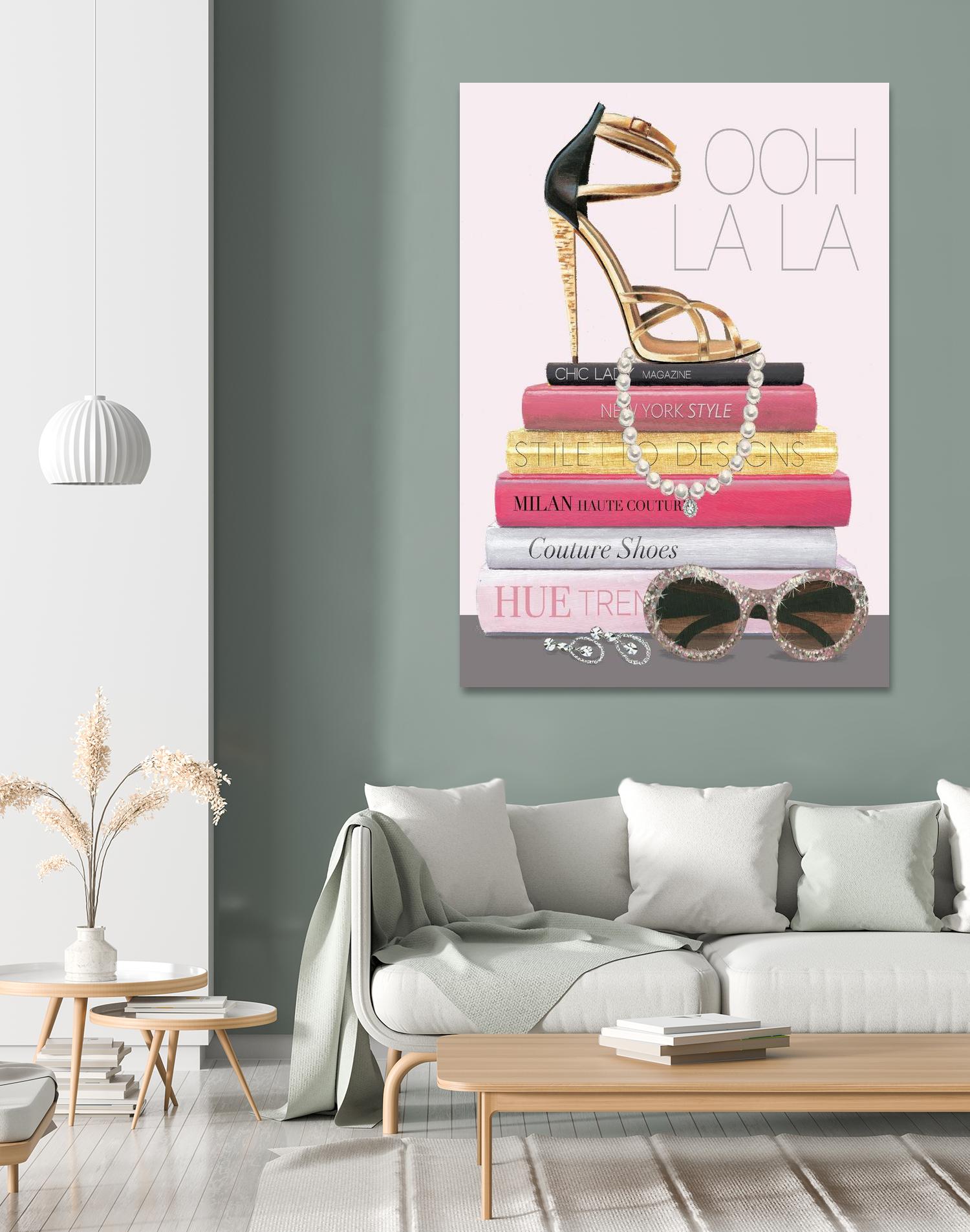 Paris Style I Gold and Black by Marco Fabiano on GIANT ART - grey fashion