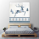 Nordic Geo Lodge Deer III by Portfolio on GIANT ART - white country look