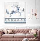 Nordic Geo Lodge Deer III by Portfolio on GIANT ART - white country look